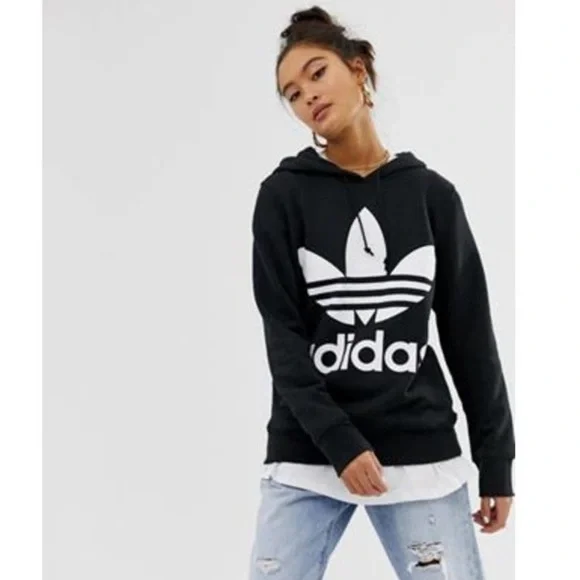 ADIDAS ORIGINALS ADICOLOR TREFOIL HOODIE HH. - Picture 6 of 16